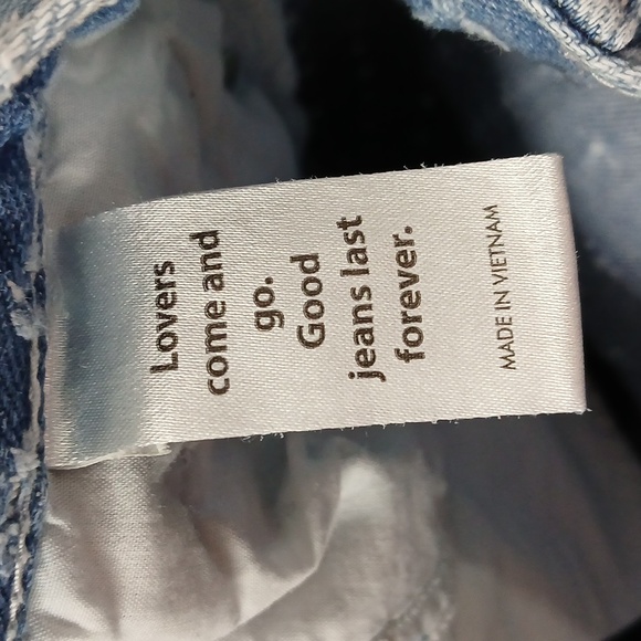 Nwot PacSun Medium Blue Distressed Dad Jeans Size 24 - Picture 12 of 13